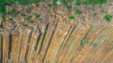 Hong Kong Sai Kung Doğal Altıgen Sütun 19 Kasım 2022