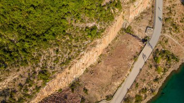 Hong Kong Sai Kung Doğal Altıgen Sütun 19 Kasım 2022