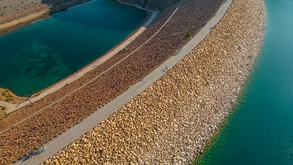 Listopad 2022 Rocky Dam Close High Island Reservoir — Stock fotografie