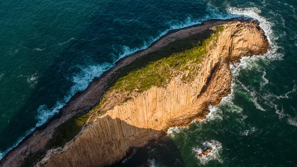 stock image view of rock formation in sea, Po Pin Chau, HK 19 Nov 2022