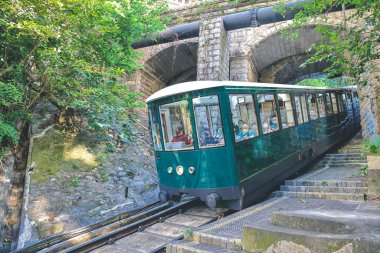 Yeni Peak Tram Köprüsü 'nü geç MacDonnell Yolu 14 Ekim 2022