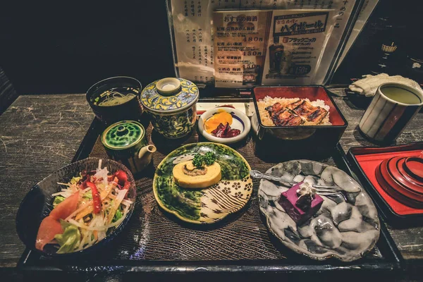 Mâncare Japoneză Unagi Don Sau Orez Anghilă Grătar — Fotografie, imagine de stoc