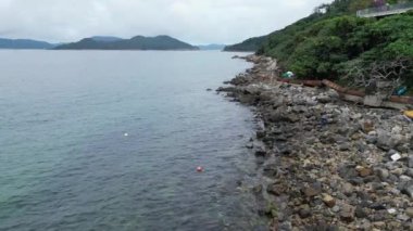 26 Kasım 2022 Silverstrand Plajı 'ndaki sahil şeridi manzarası