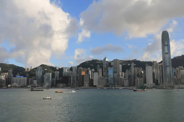 Juli 2012 Panorama Der Skyline Von Hongkong Über Victoria Harbour — Stockfoto