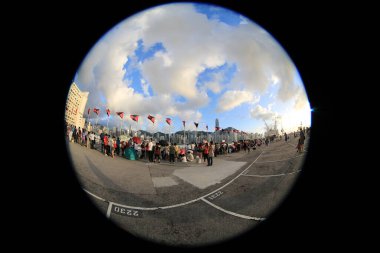 1 Temmuz 2012 Hong Kong 'daki otopark, TST, hk