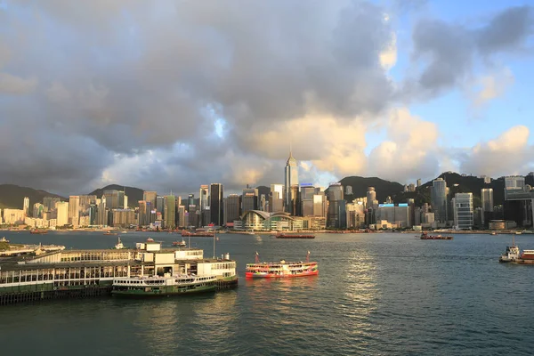 Ιούλιος 2012 Star Ferry Τερματικό Στο Tsim Sha Tsui Προκυμαία — Φωτογραφία Αρχείου