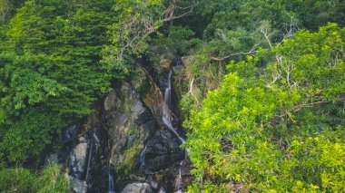 Mui Wo 'daki Silvermine Şelalesi, Lantau Adası, Hong Kong