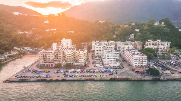 Stock image 29 Nov 2022 view of Mui Wo on Lantau island in Hong Kong