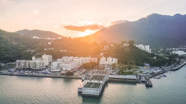 stock image 29 Nov 2022 view of Mui Wo on Lantau island in Hong Kong