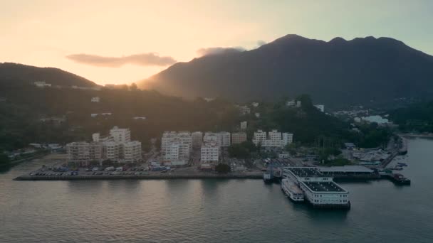 Nov 2022 Вид Острів Лантау Гонконзі — стокове відео