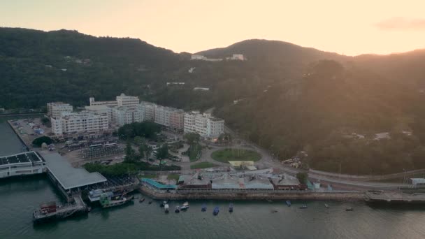 Lis 2022 Widok Mui Wyspie Lantau Hongkongu — Wideo stockowe