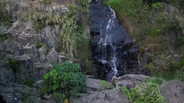 Silvermine Waterfall Mui Lantau Island Hongkong — Stockvideo