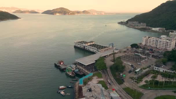 Ноя 2022 Вид Муй Острове Лантау Гонконге — стоковое видео