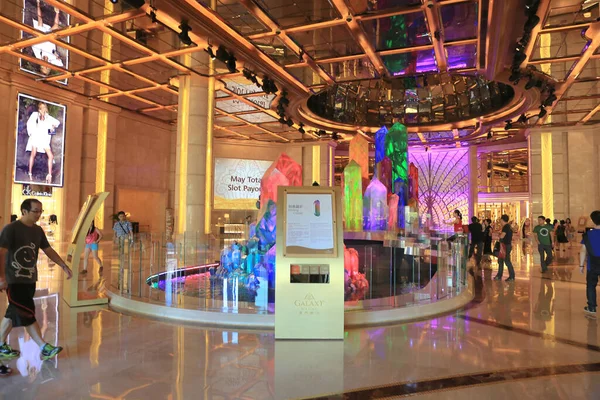 Innenraum Des City Hotel Casino Mit Farbenfrohen Lichtspielen Juli 2012 — Stockfoto