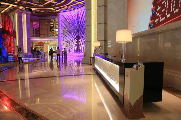 Interior City Hotel Casino Colorful Light Games July 2012 — Stock Photo, Image