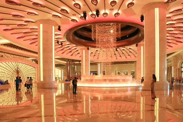Interior Casino Hotel Cidade Com Jogos Claros Coloridos Julho 2012 — Fotografia de Stock