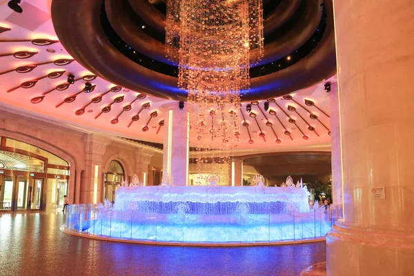 Interior Casino Hotel Cidade Com Jogos Claros Coloridos Julho 2012 — Fotografia de Stock