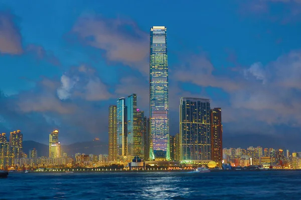 stock image Kowloon as seen from West Kowloon Cultural Distric 4 July 2012