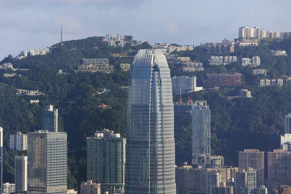 July 2012 Top View Hong Kong Apartment Building — Stock Photo, Image