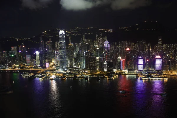 Ιουλίου 2012 Χονγκ Κονγκ Νύχτα Χονγκ Κονγκ Πόλη Νύχτα — Φωτογραφία Αρχείου