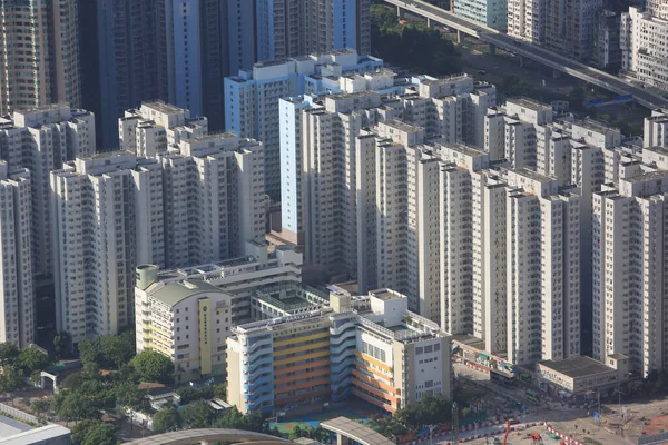 Temmuz 2012 Kwoloon Hong Kong Şehir Manzarası — Stok fotoğraf
