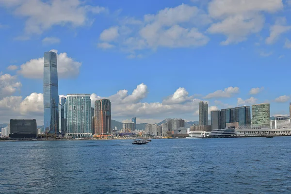 Nov 2022 Hong Kong Commerciële Districten Victoria Harbour — Stockfoto