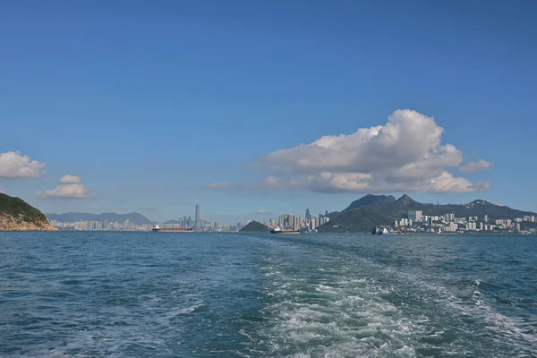 Hongkongi Kikötő Külső Kikötője 2022 November — Stock Fotó
