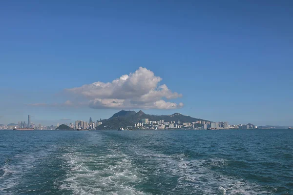 Porto Esterno Del Porto Hong Kong Nov 2022 — Foto Stock