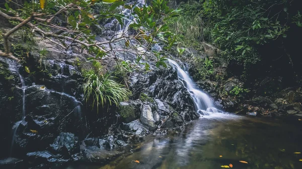 Siu Chik Sha Wasserfall Bei Tko — Stockfoto