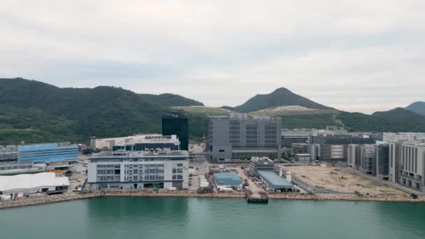 Die Lage Des Industrieparks Tseung Kwan Dez 2022 — Stockvideo