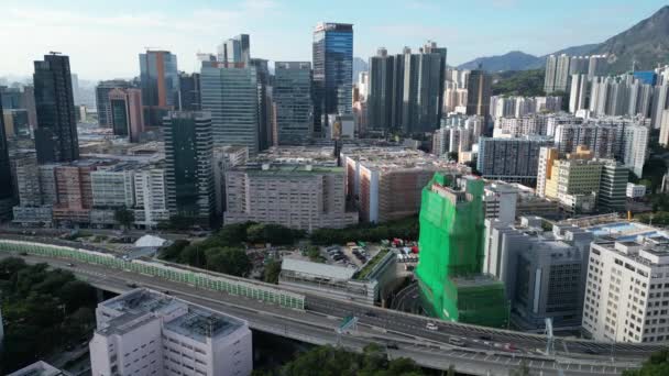 Kwun Tong Bypass Hong Kong Dic 2022 — Video Stock