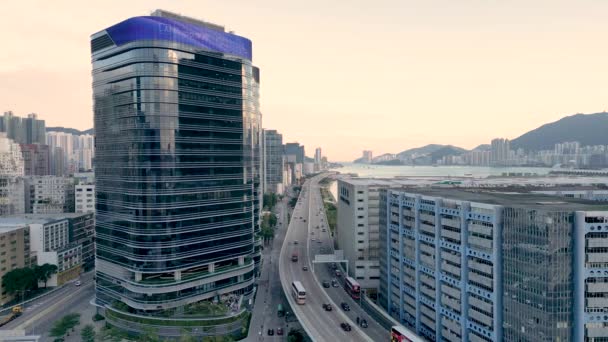Kwun Tong Bypass Hong Kong Dez 2022 — Vídeo de Stock