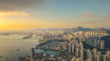 Kowloon Hong Kong şehri 7 Aralık 2022