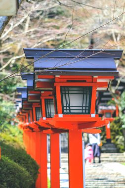 Fener merdiveni, Kurama Dera, Kitayama bölgesi. 12 Nisan 2012