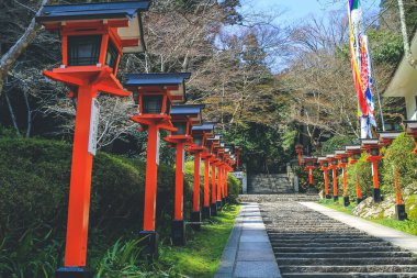 Kurama Tapınağı Kurama-dera, Kyoto, Japonya 12 Nisan 2012