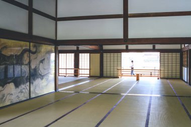 Tenryu-Ji Budist Tapınağı İçişleri, Arashiyama Bölgesi 12 Nisan 2012