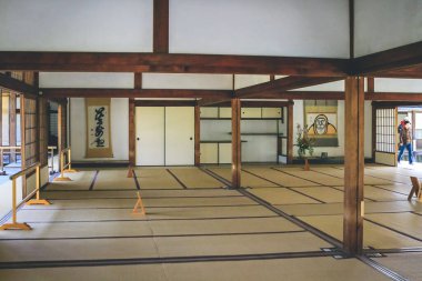 Tenryu-Ji Budist Tapınağı İçişleri, Arashiyama Bölgesi 12 Nisan 2012