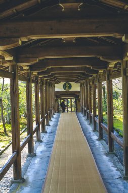 Tenryu ji 'de uzun bir koridor var.