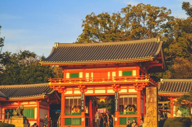 Yasaka Tapınağı, ya da Gion Tapınağı, Japonya, Kyoto, 12 Nisan 2012