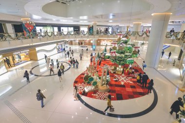 ELEMENT Noel Dekorasyonu, Hong Kong 8 Aralık 2022 