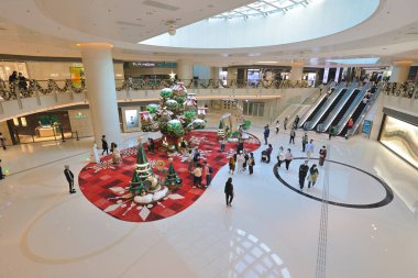 ELEMENT Noel Dekorasyonu, Hong Kong 8 Aralık 2022 