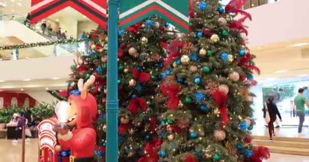 Kerstboomversiering Vrolijk Kerstfeest Dec 2022 — Stockvideo