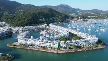 Marina Koyu ve Hebe Haven Sai Kung Bölgesi 19 Aralık 2022