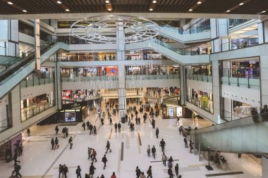 21 Aralık 2022 Shatin 'deki alışveriş merkezi.