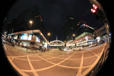 TST Hong Kong 11 Kasım 2012 'de yılbaşı ışıklandırması