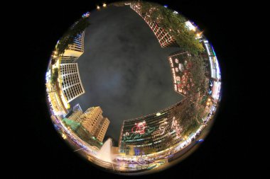 TST Hong Kong 11 Kasım 2012 'de yılbaşı ışıklandırması