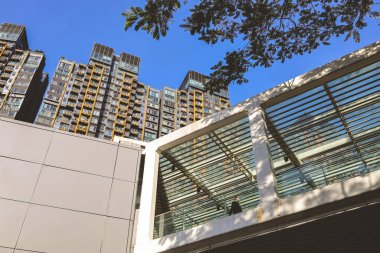 23 Aralık 2022 Wu Kai Sha 'daki modern ayak köprüsü.