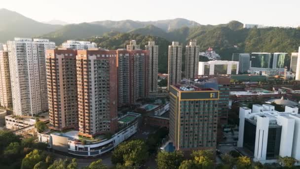 香港沙田居民地区概览2022年12月21日 — 图库视频影像