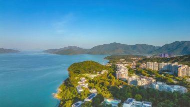 Ma On Shan, Hong Kong 'daki 23 Aralık 2022 Denizyıldızı Körfezi kıyısı..