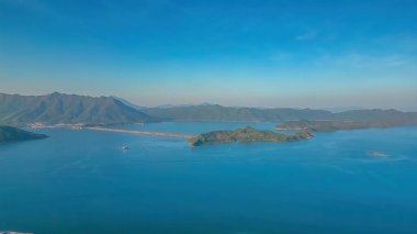 23 Aralık 2022, Tolo Limanı kıyı şeridi Hong Kong.